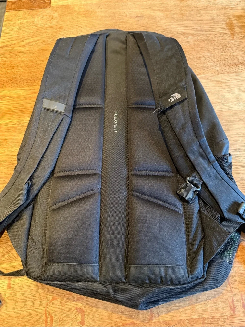 The North Face Jester Backpack in Black with Bungee Cord